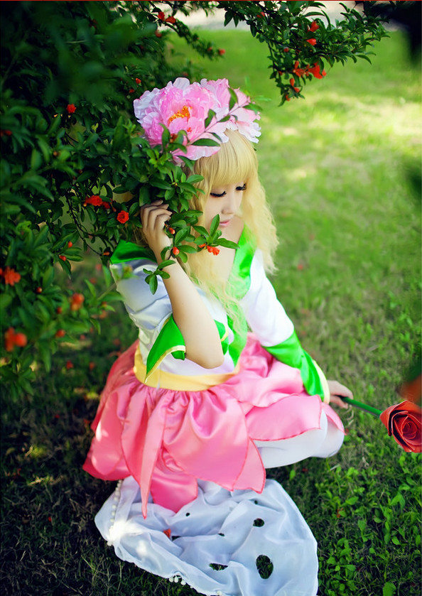 DNF女玩家COS花仙子套装 美哭了!