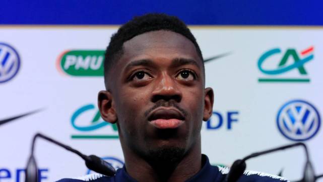 发布会变招聘会?登贝莱喊格里兹曼快来巴萨