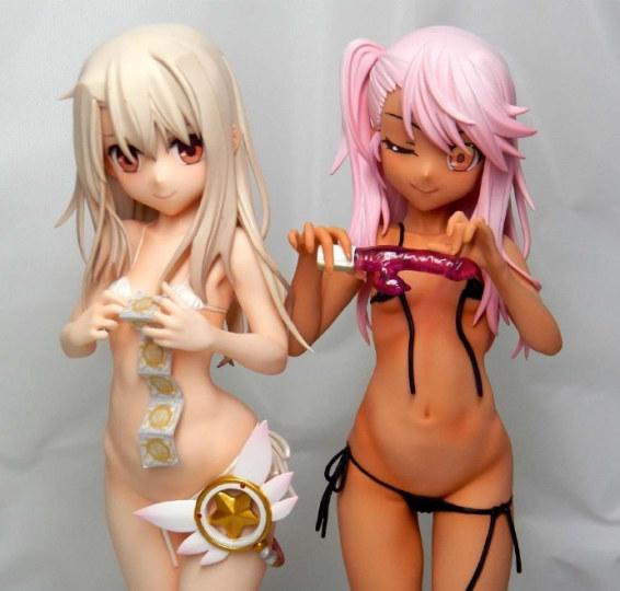 污的不行魔法少女伊莉雅全裸手办被玩坏