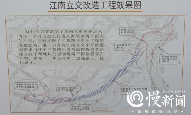 江南立交改造完成后,将缓解