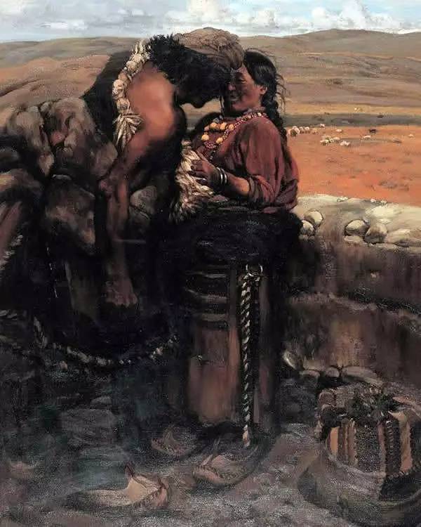 《西藏组画》:陈丹青油画作品欣赏