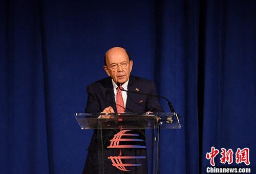 资料图:美国商务部长罗斯.中新社记者 刁海洋 摄