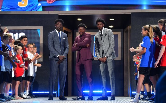 2018nba选秀大会艾顿当选状元巴格利成榜眼