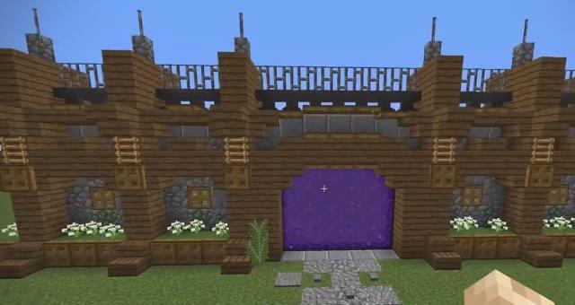 游戏我的世界 Minecraft建筑欣赏 7种地狱门设计
