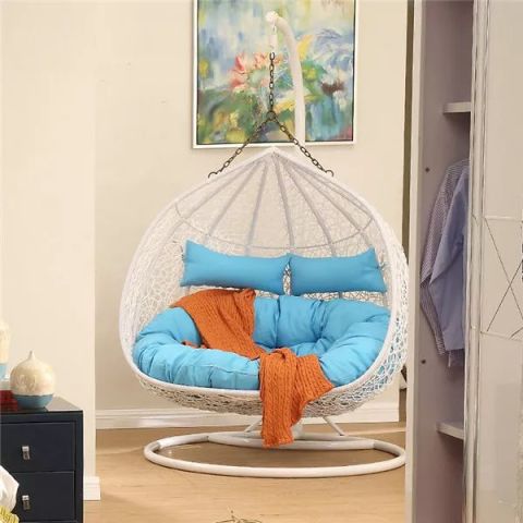 客厅秋千椅,摇出度假风