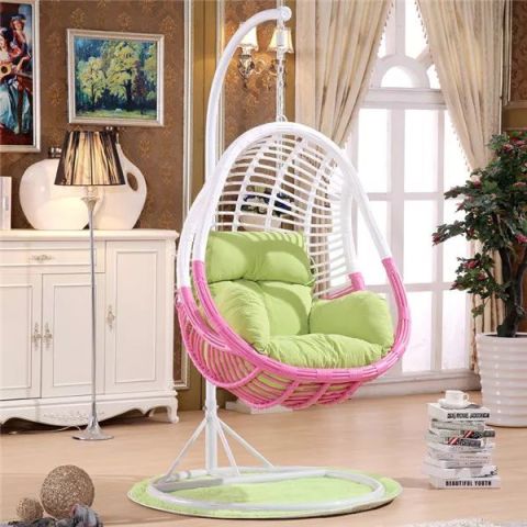 客厅秋千椅,摇出度假风