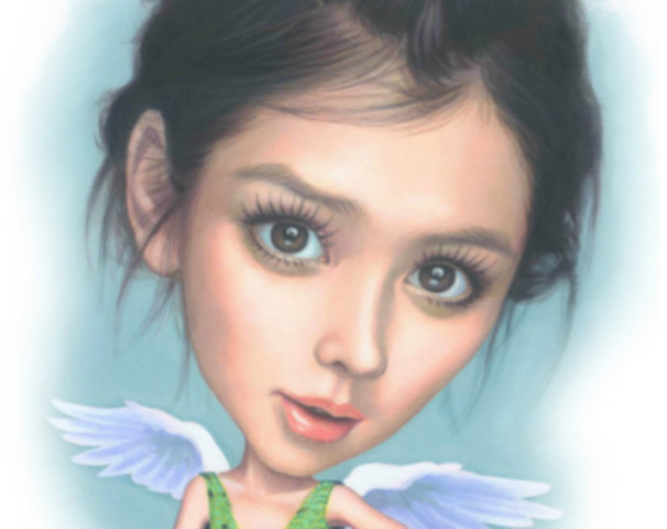 看漫画认明星,认出杨颖简单,认出热巴简单,图3图4谁能认出?