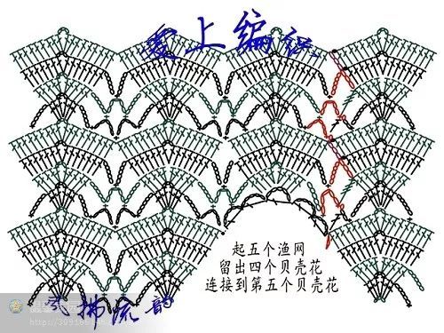 风靡全网的贝壳花衣图解教程