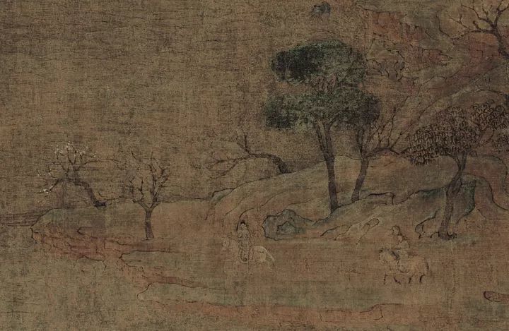 游春图|读展子虔《游春图》