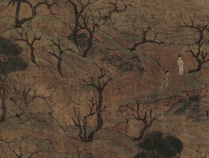 游春图|读展子虔《游春图》