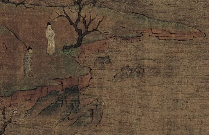 游春图|读展子虔《游春图》