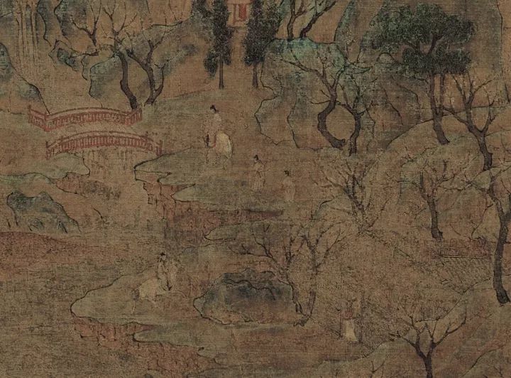 游春图|读展子虔《游春图》