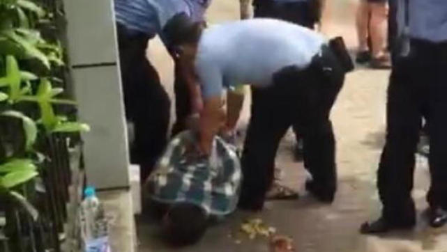 抓捕现场