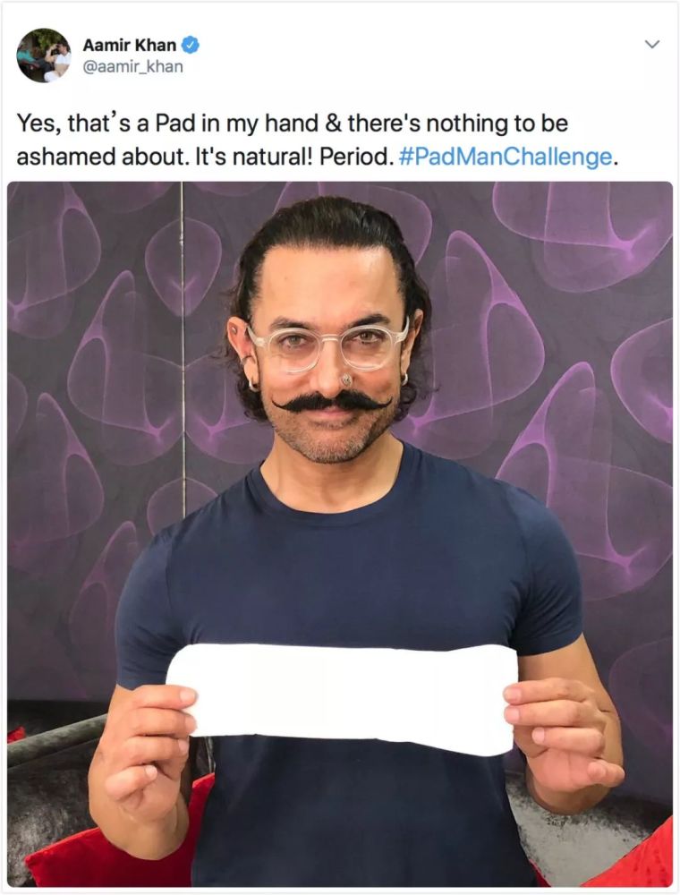 巾"为它疯狂打call这也让阿鲁纳恰拉姆当之无愧成为印度卫生巾之父"改