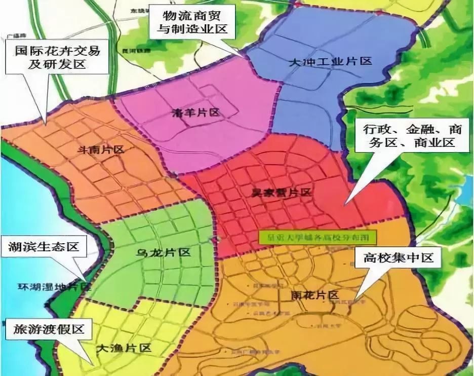 昆明呈贡2021年下半年新楼盘布局图呈贡新城马金铺黄土坡大渔