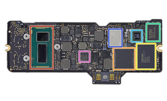 12寸macbook拆解相当难修