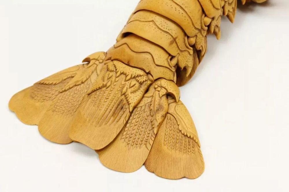 大竹亮峯|80后小哥雕出“活”龙虾，刀工变态、难辨真假，还原度100％！