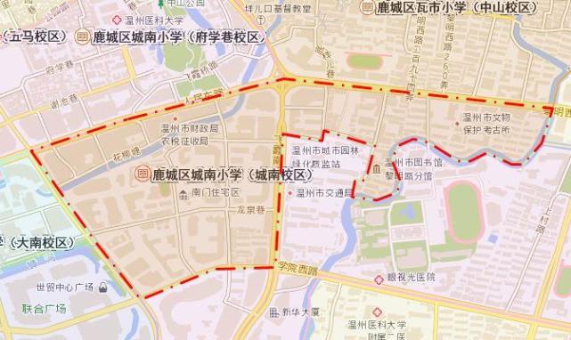 最新！《温州市区小学学区地图（2018）》来了插图6