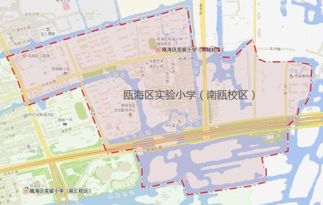 最新！《温州市区小学学区地图（2018）》来了插图21