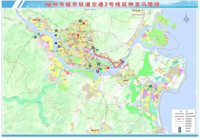 福州地鐵2號線擬延伸至馬尾!新增12座車站!快看有沒經過你家