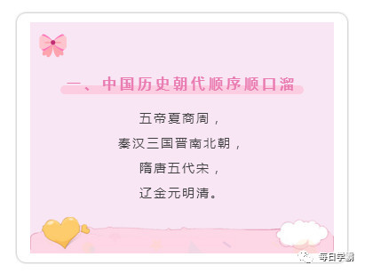 中国历史朝代顺序顺口溜、年表完整版 全了,涨