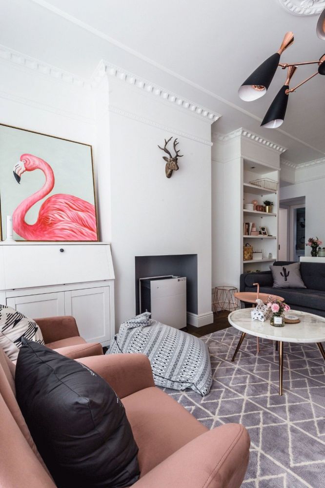 81㎡粉色北欧风满屋都是青春气息