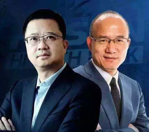左:梁信军,右:郭广昌