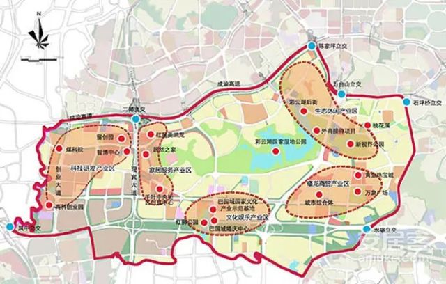 看现状和发展,二郎区域将成重庆楼市超级