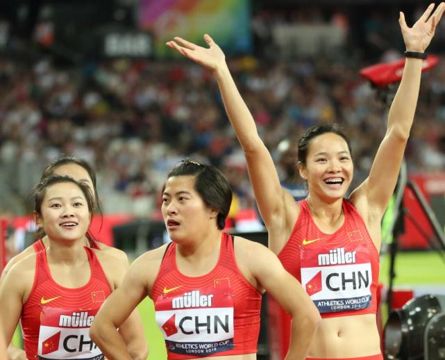 中国女子接力42秒59创新高 破42秒就能大赛争冠