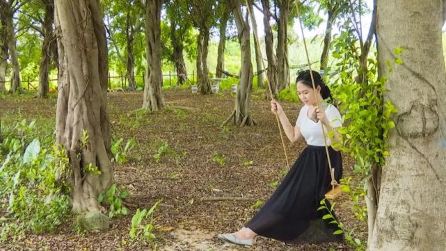 赏花 秋千 吊床 炎炎夏日 快来 邂逅 这处纳凉圣地