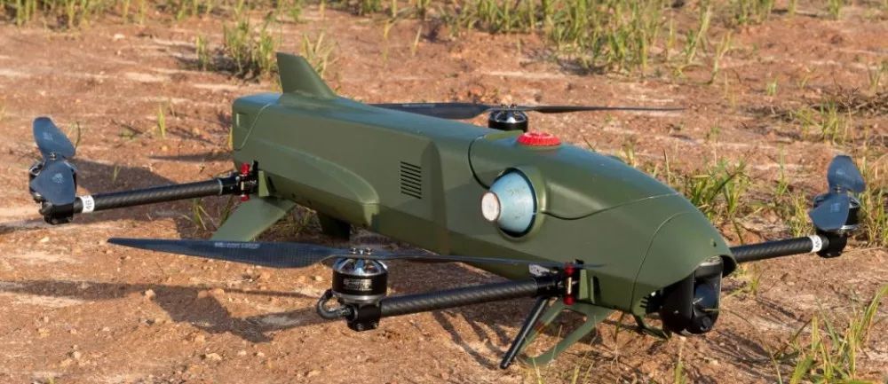 给无人机装备霰弹枪自动导航自动射击战斗民族还真是敢想敢做啊