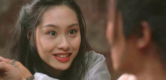 难超越的经典动作,朱茵眨眼,张国荣回头,张柏芝落泪,而她最惊艳!