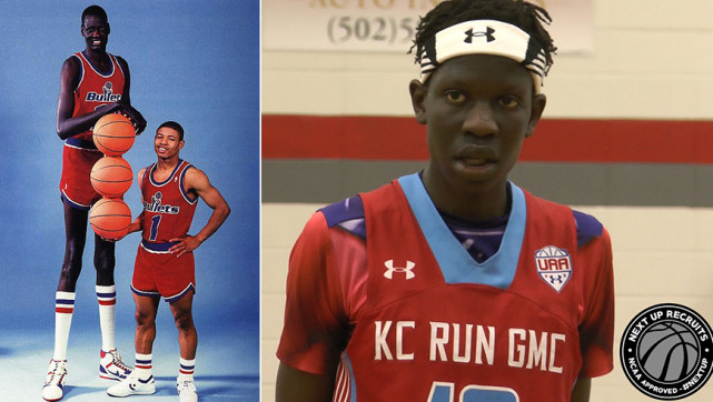 16岁的波尔-波尔身高已达2.11米