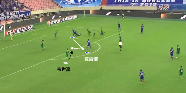 详解韦世豪爆射乌龙:国安5防1球还在禁区 莫雷
