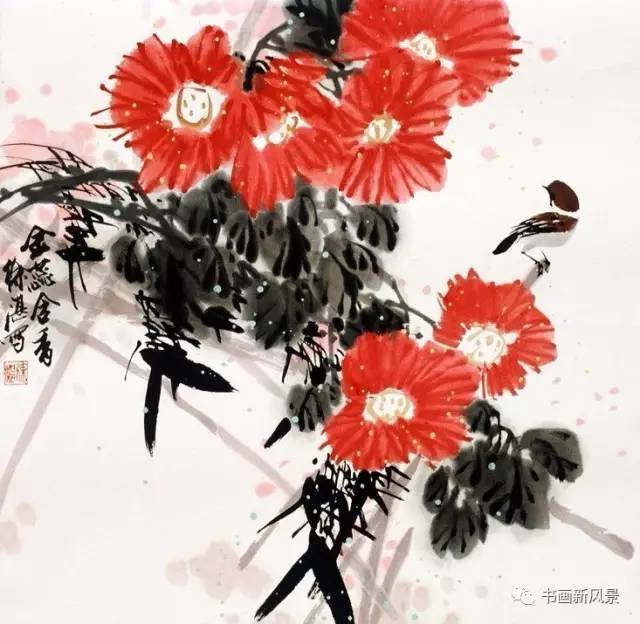 郭味渠|这组花鸟，悦目、赏心、醉人！