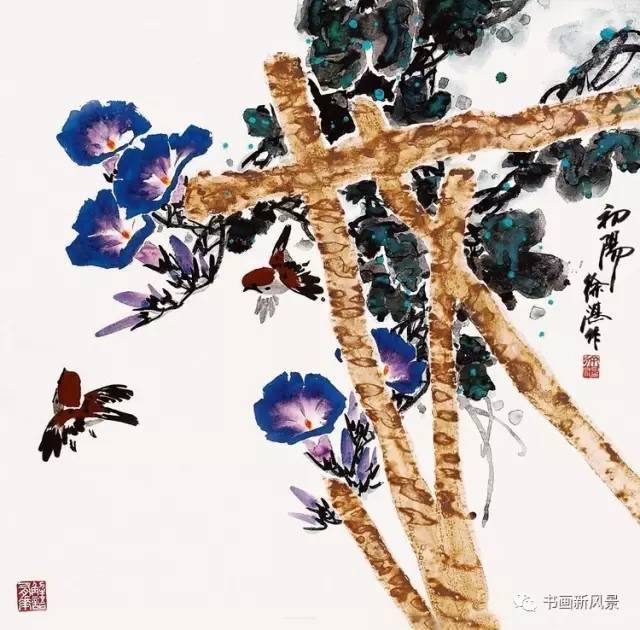 郭味渠|这组花鸟，悦目、赏心、醉人！