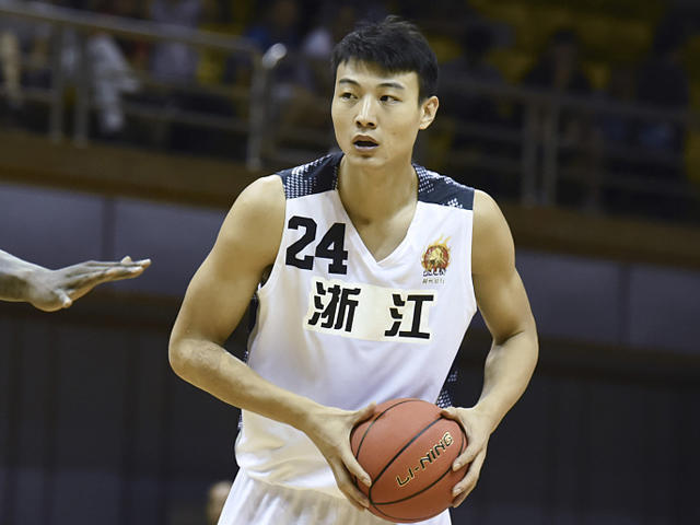张大宇是浙江队的内线支柱