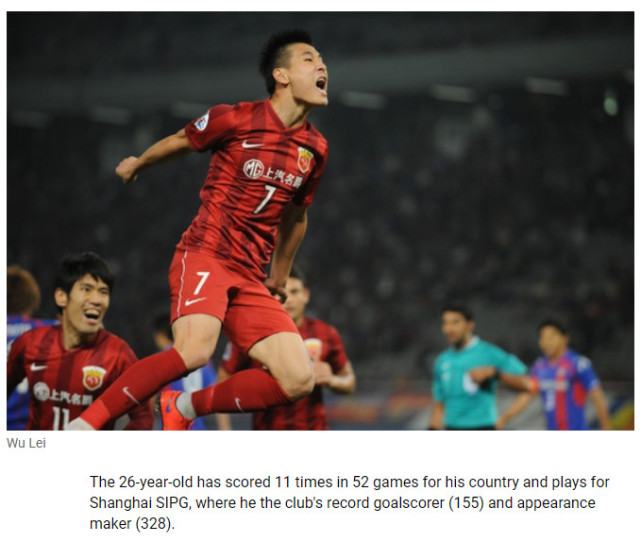 曝英超升班马有意引进武磊 提升球队中国市场