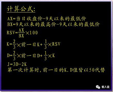 隨機指數以k,d,j三個符號表示. 應用原則