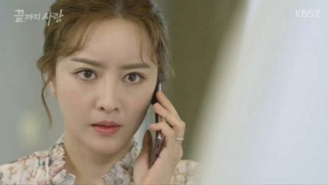 在6号播出的 kbs2 tv日播电视剧《爱到最后》中,世娜(洪秀儿饰)婚礼