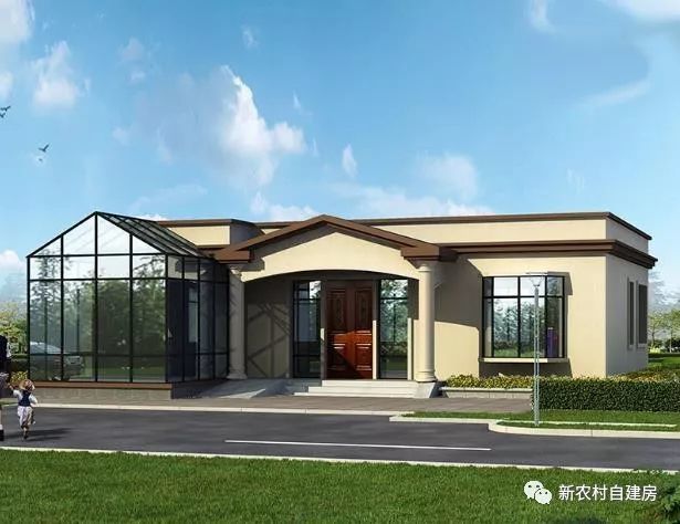 3款一层农村平房别墅,12万15万18万,你选锅炉房还是阳光房?