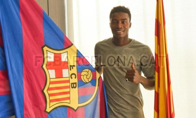 巴萨签世界杯最年轻非洲进球球员 违约金9000