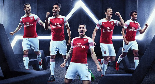 1年6000万镑! 下赛季开始阿森纳更换球衣赞助