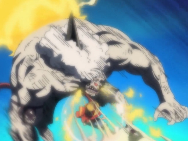 海贼王:路飞使用火焰能力,难道他吃了两个果实