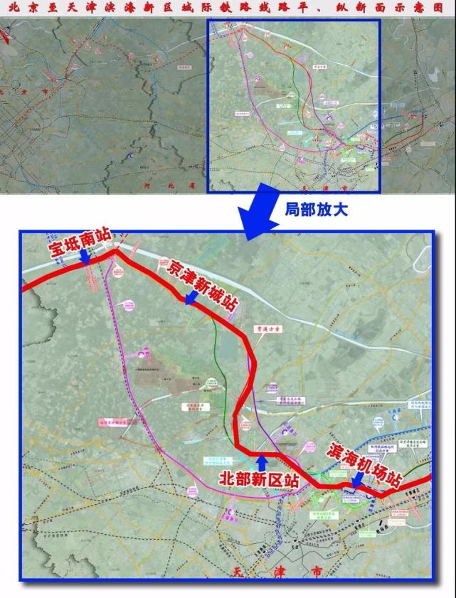 宝坻南站最新规划图图片