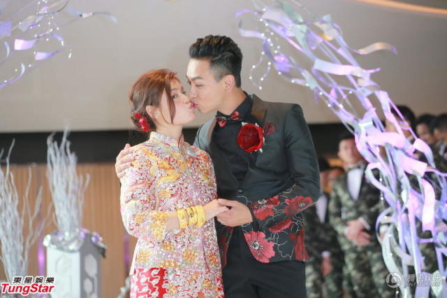 梁烈唯补办婚礼 现场变tvb联欢会