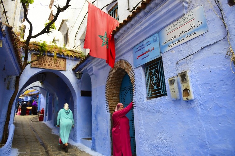 舍夫沙万最初并不是蓝色的,摩洛哥的三座古城