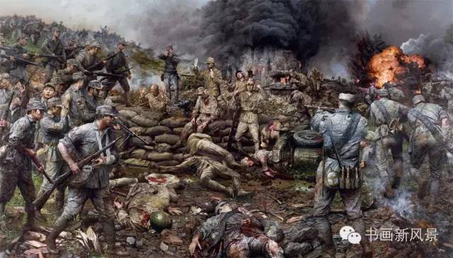 油画|今天是抗战胜利纪念日，看看这些画！