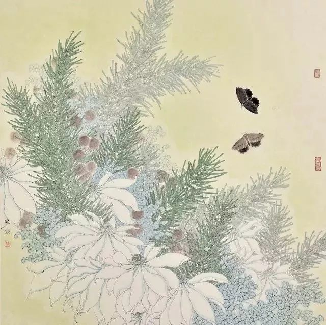 笔端写出微草,心中充满繁华——王晓派 工笔画欣赏