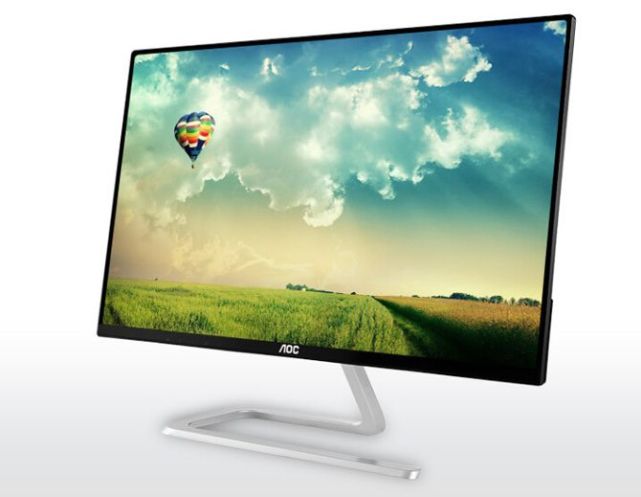 aoc无边框21.5寸